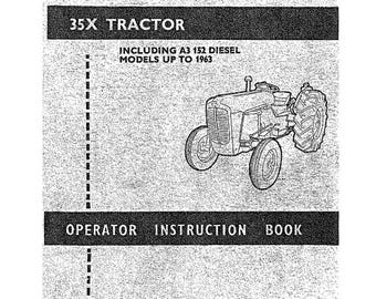 DOWNLOAD NOW - 35 Tractor Operator Maint Manual Fits 35X