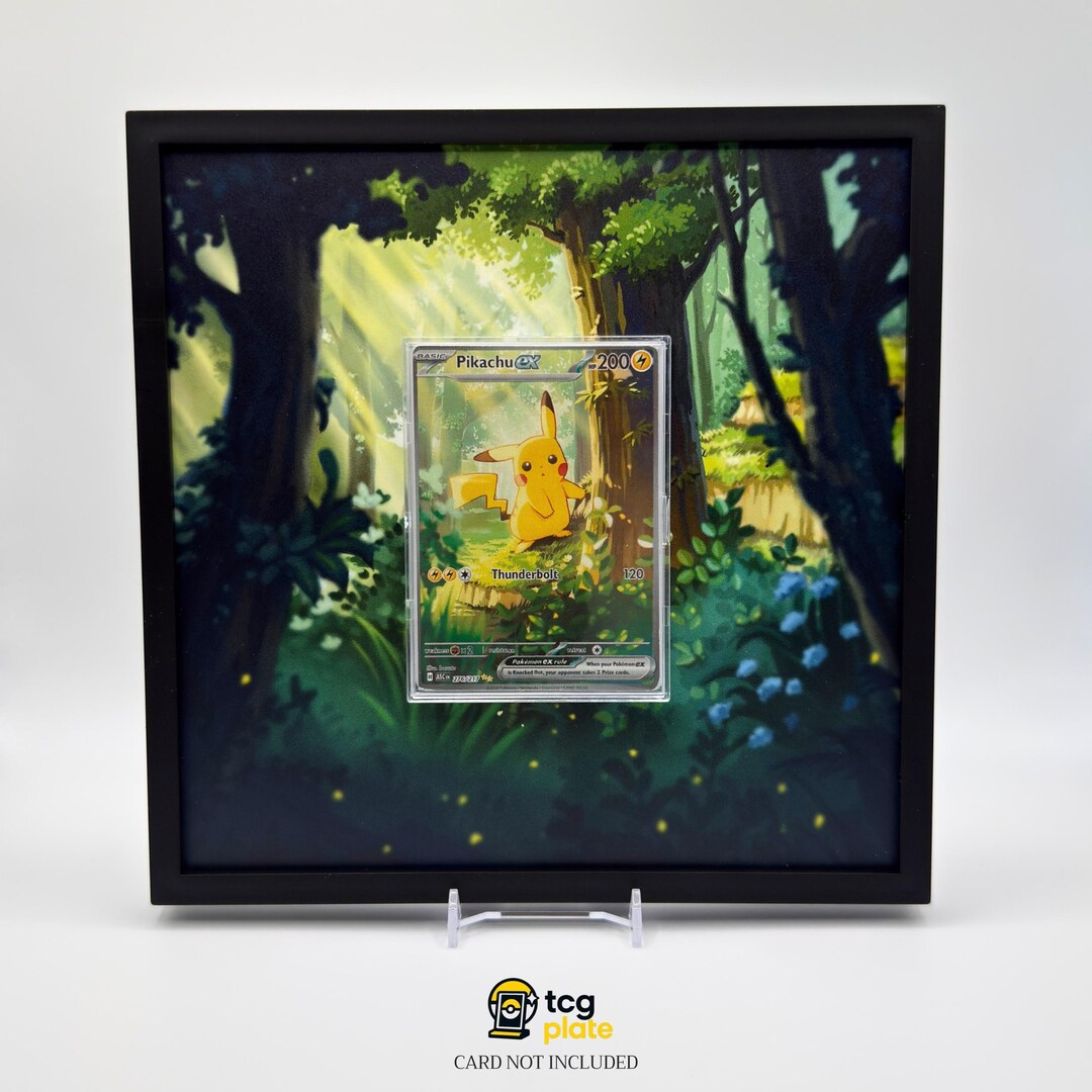 Pikachu Ex ASC 276/217 – Pokémon Extended Art Display | Framed MIXPIX ...