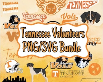 Paquete Tennessee Vols, Tennessee Vols PNG, Tennessee Vols, Tennessee Vols SVG, Vols PNG, Tennessee png, fútbol png