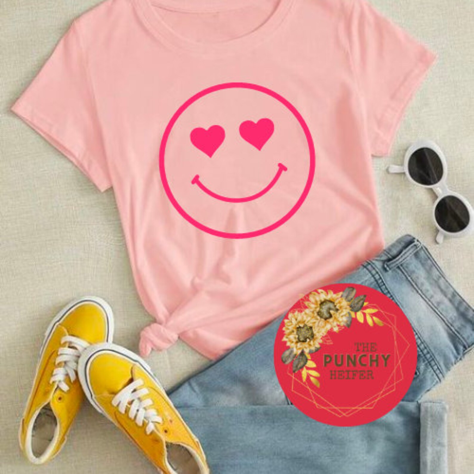 Smiley Face Svg, Happy Face Svg, Love Happy Face, Heart Eyes Smiley ...
