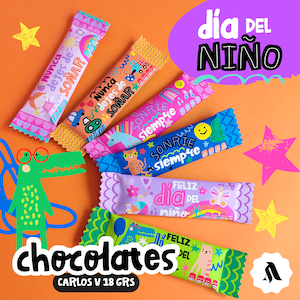 Embalagem de chocolate infantil, embalagem de chocolate para o dia das crianças, capas para chocolates infantis