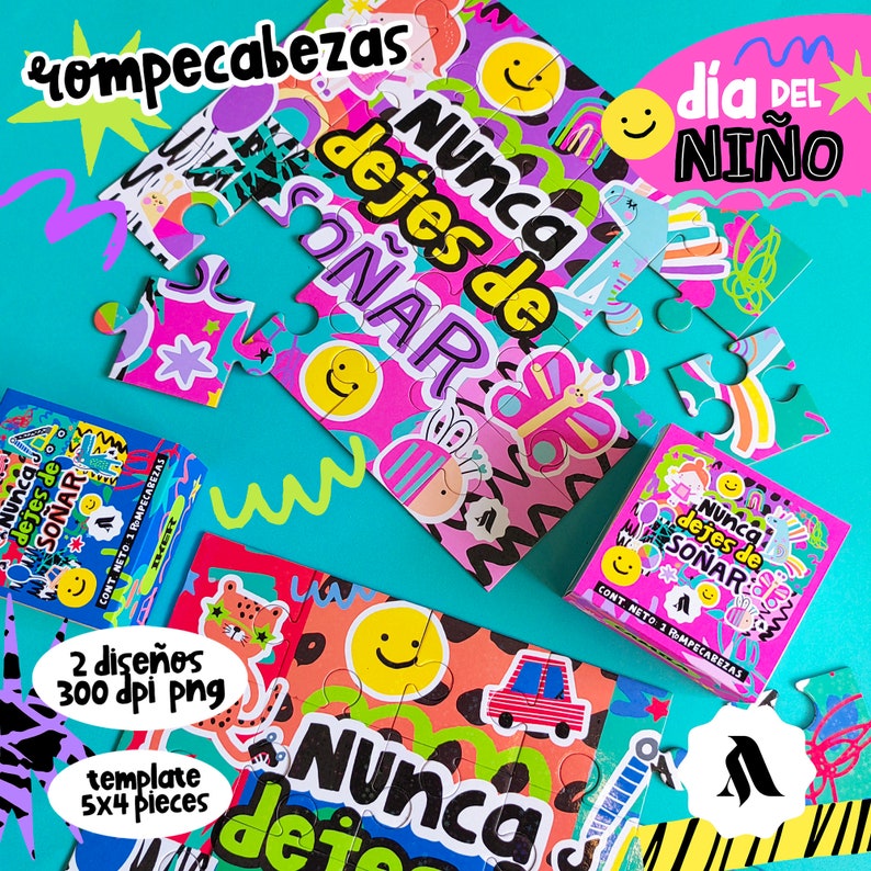 Rompecabezas día del niño, kids puzzle zdjęcie 1