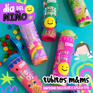 M&Ms tube labels