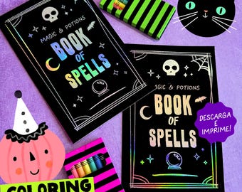 Halloween coloring book, Halloween coloring book