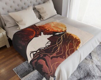 Minky Blanket | Bedding and Throws | Couple Love Romance Design | ZS Lifestyles "No Impossibles"