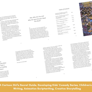 A Cartoon Girl&#39;s Secret Guide, Developing Kids&#39; Comedy Series, Children&#39;s TV Writing, Animation Scriptwriting, Creative Storytelling