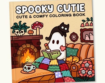 Spooky Snuggles: Adorable Creepy Creatures in Cozy Hygge Moments