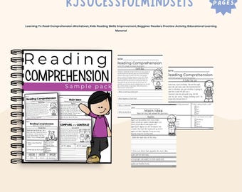 Reading Comprehension Worksheet: Beginner Readers Practice Activity