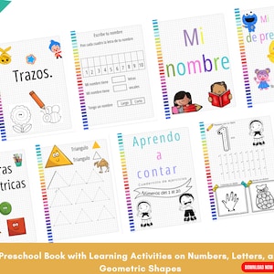 Mi Livro de Pré-escolar, Atividades Pré-escolares, Aprendizaje Temprano, Educação Infantil, Livro de Atividades, Desenvolvimento de Habilidades