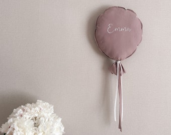 Cotton Balloon | Custom Name Balloon Set | Custom Fabric Balloon | Custom Wall Decor | Handmade Wall Hanging Decoration | Nursery decoration