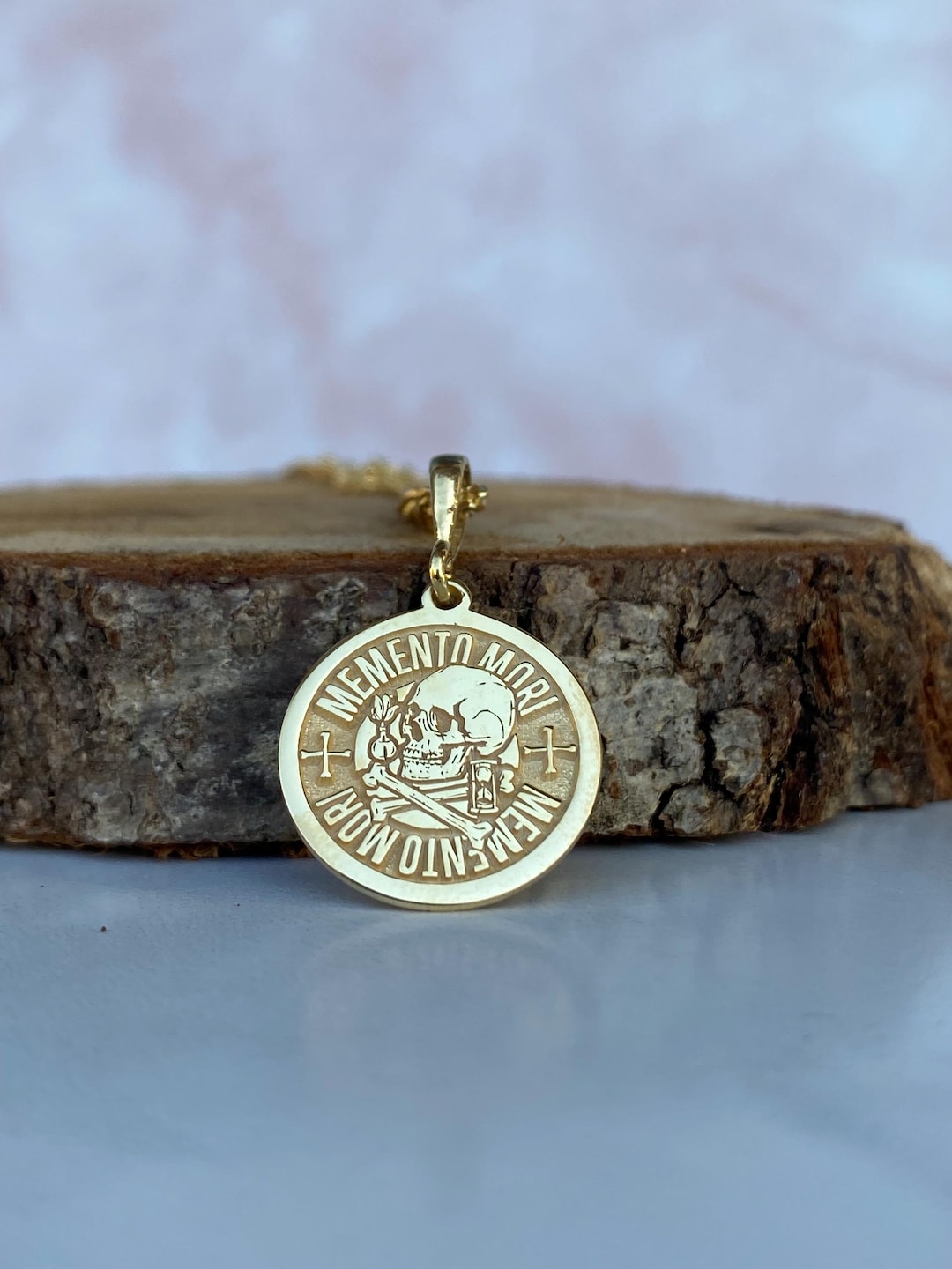 Memento Mori Sterling Silver Pendant, Amor Fati Stoic Necklace - Etsy