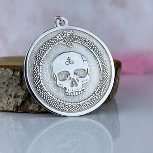 Memento mori, Stoic Necklace,Carpe Diem Pendant,memento mori necklace,unique gift