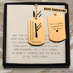 Engraved Fehu Symbol Attracting Wealth Gift Personal Growth Symbol Spiritual Development Gift Path To Success Symbol Fertility Frey Viking