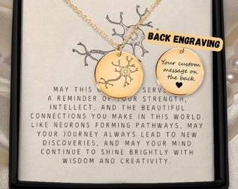 Neuron Necklace For Science Lover Jewelry Neuron Art Necklace For Brain Enthusiasts Gift Neuroscience Graduates Gift Neurobiologist Necklace