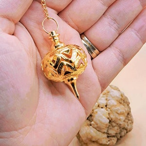 Metal Pendulum Jali - Gold