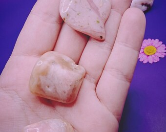 Pink Opal Tumbled Stones