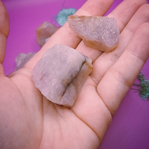 Blue Rose Quartz Raw Crystals