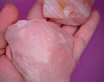 Rose Quartz Raw Crystals