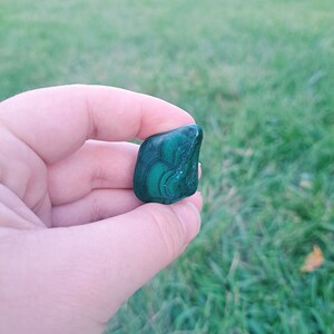 Malachite Hand-Polished Free Form Stones