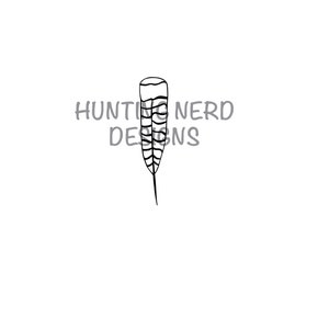 Ruffed Grouse Feather svg clipart vector graphic art