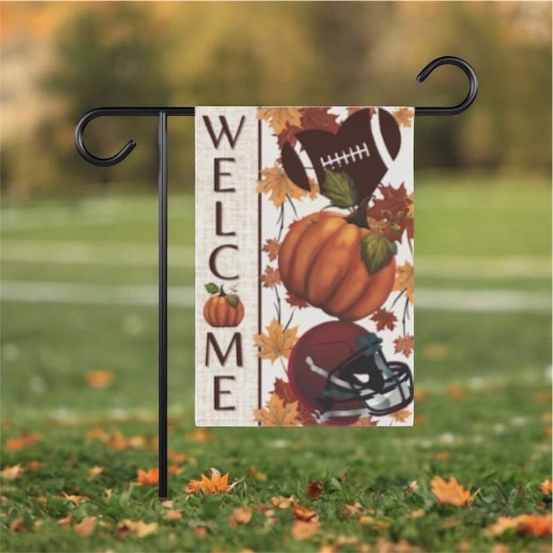 Fall Season Help Sign Autumn Welcome Garden Banner, Fall Decor, Seasonal Yard Flag ...
