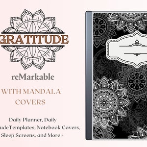 Gratitude Remarkable Templates and planners