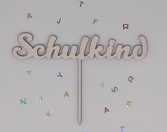 Cake Topper "Schulkind"