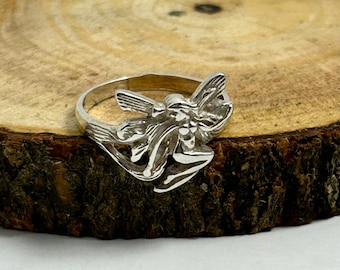 925 Sterling Silver  Fairy Ring/ Handmade Mythical Jewelry