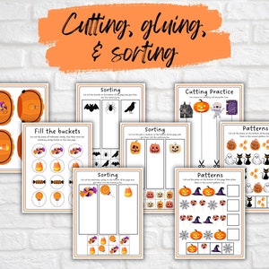 Printable Halloween Preschool Activity Bundle image 3