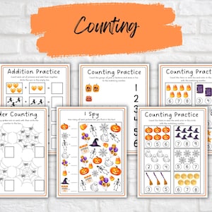 Printable Halloween Preschool Activity Bundle image 2