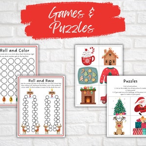 Printable Christmas Preschool Activity Bundle - Etsy