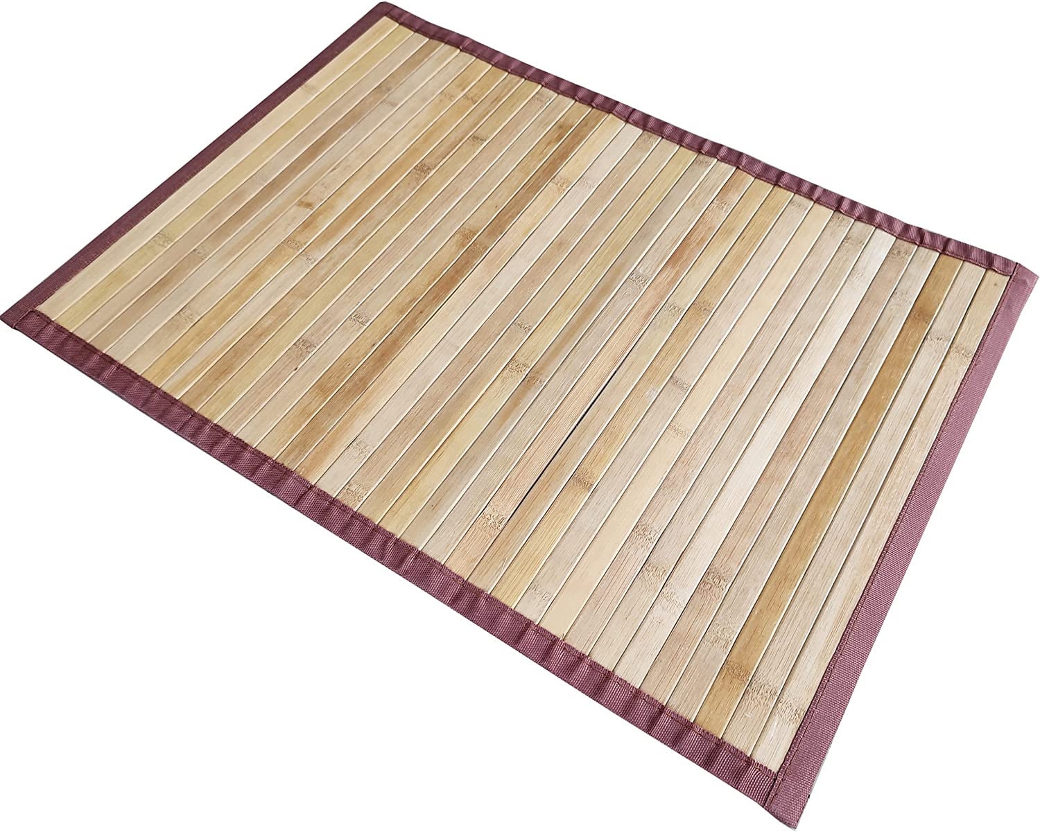 Queensell Bamboo Rug Bamboo Bathroom Accessories Area Rug bamboo Bath ...