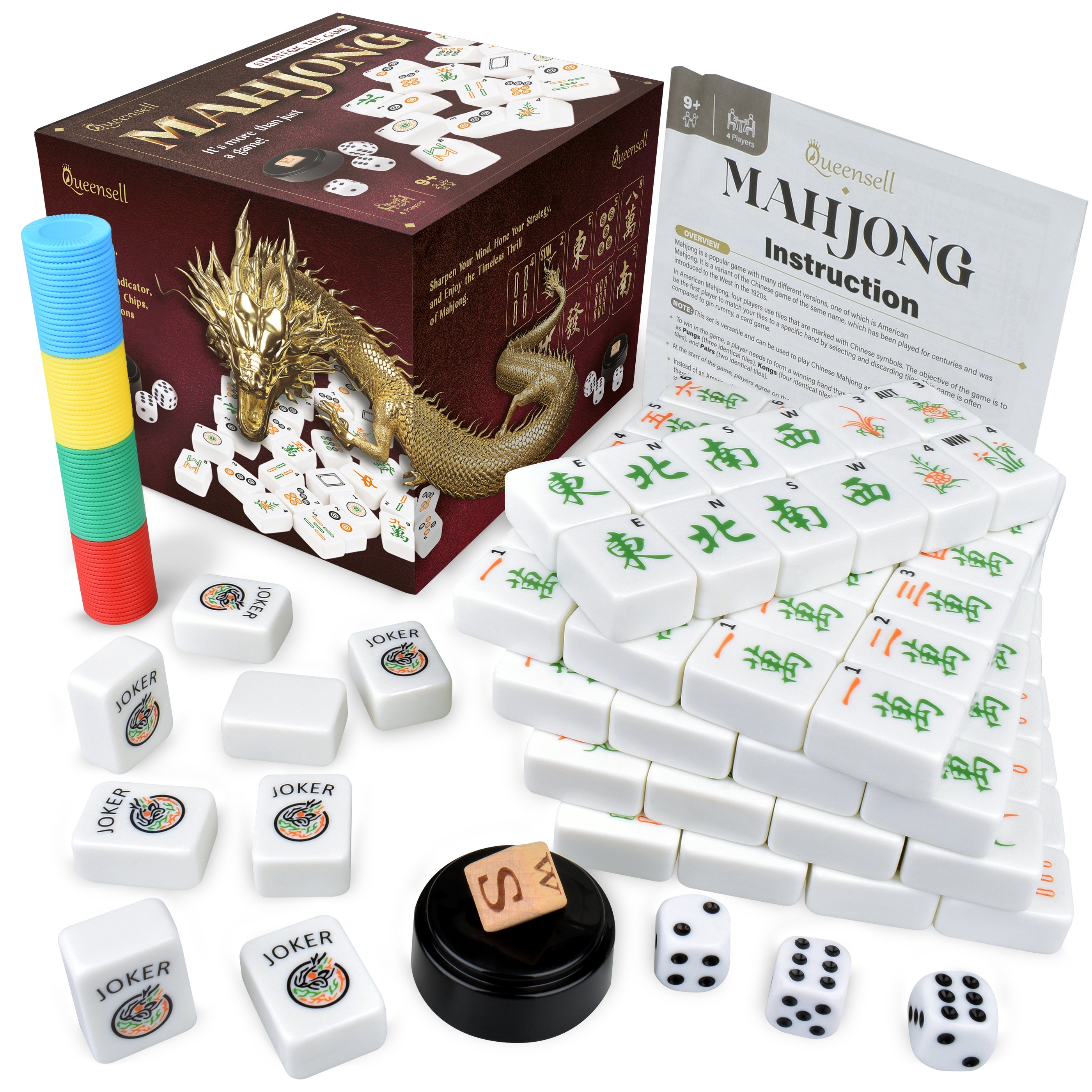 CUSTOMIZABLE Mahjong gift set - Personalized Mahjong game – UwU