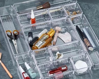 Moduler Adjustable Drawer Organizer for Makeup, Jewelry, Kitchen and Household Items