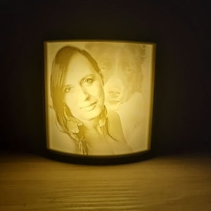 Lithophane night light | Includes cord and light