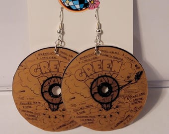 90s Punk CD Earrings – Retro Music Statement Jewelry Music Lovef Gift