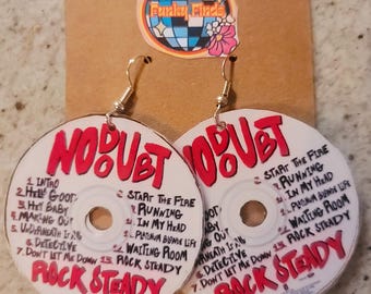 No Doubt Rock Steady Earrings y2k Gwen Stefani