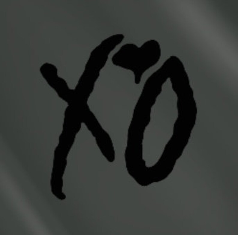 The Weeknd XO Logo Vinyl Decal Etsy