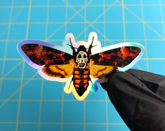 Silence of the Lambs Holographic Moth Sticker