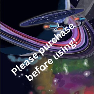 Star Trek The Next Generation Poster Cut Paper DIGITAL Art Print
