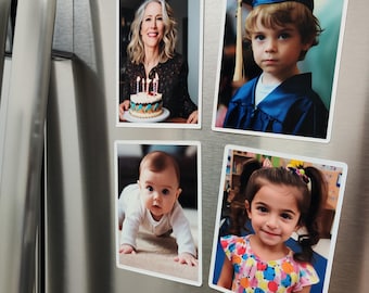 Photo Magnets - multiple sizes: 3x3, 4x3 4x6, 5x7 with text option