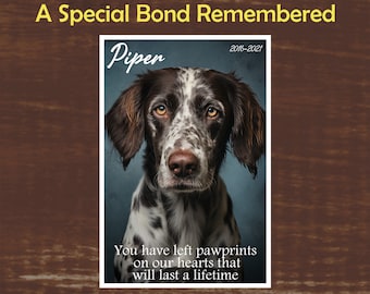 Personalized Pet Memorial Magnets, Pet Memorial Photo, Pet Remembrance, Pet Memorial Gifts.