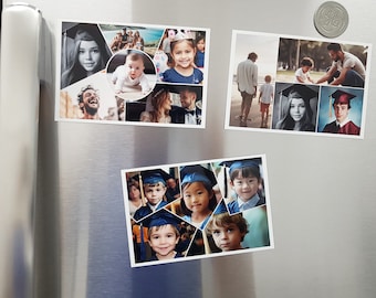 Collage Photo Magnet, Personalized Graduation Gifts, USA Made