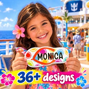 Personalized Flip Flop Cruise Door Magnet / Custom Family Vacation 2026