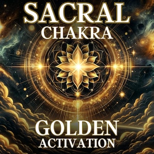 Sakralchakra Gyllene Aktivering – Tänd Din Kreativa Kraft med Gudomliga Guldfrekvenser