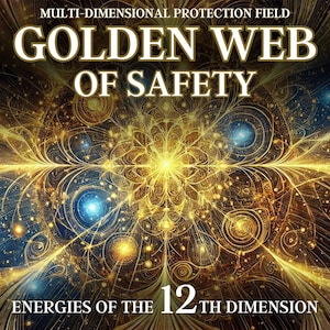 Golden Web of Safety, Multi-Dimensional Protection Field, Energetic Protection, Healing, 12th Dimension