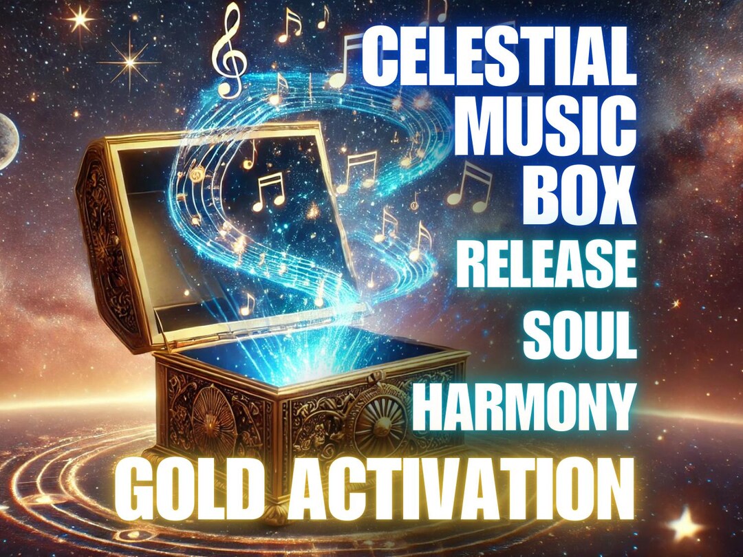 Celestial Music Box – Release Soul Harmony Gold Activation - Etsy