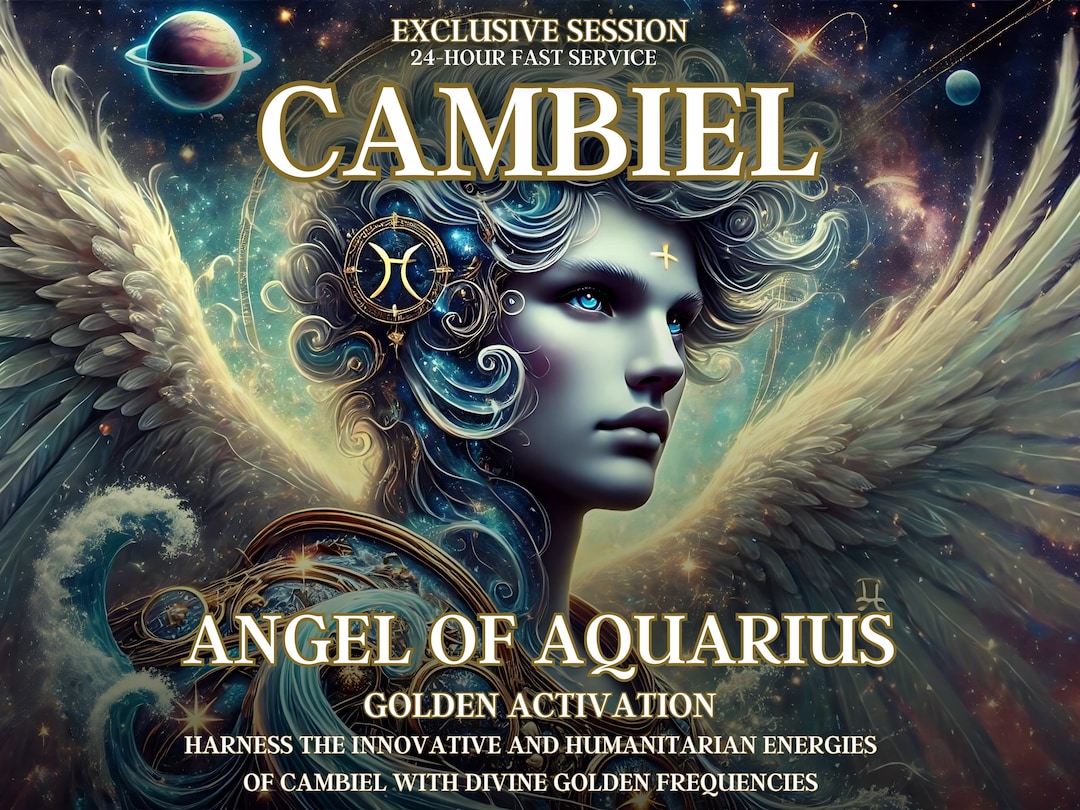 Cambiel, Angel of Aquarius: Golden Activation - Etsy