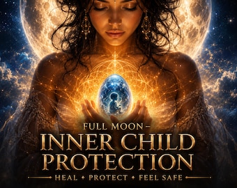 Luna llena – Protección del niño interior Sanar • Proteger • Sentirse seguro