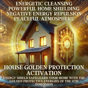 House Golden Protection Activation – 11th Dimension Energy Shield Safeguard Your Home with the Golden Protective Energies